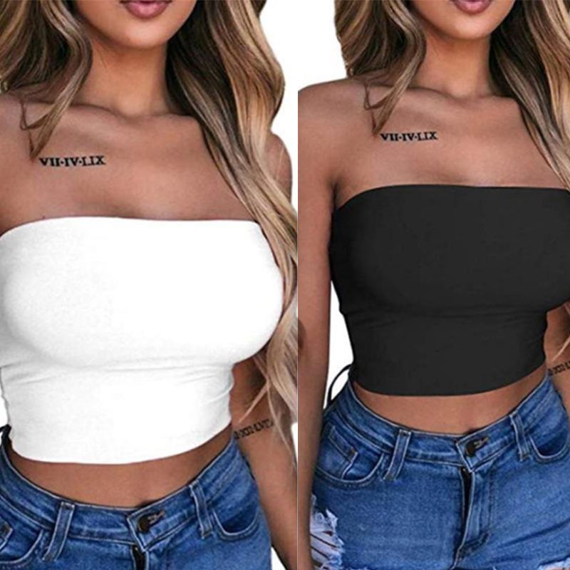 خواتین کی سیکسی اسٹریپ لیس آف  - مراجعة T Shirt Bra Seamless وسعره