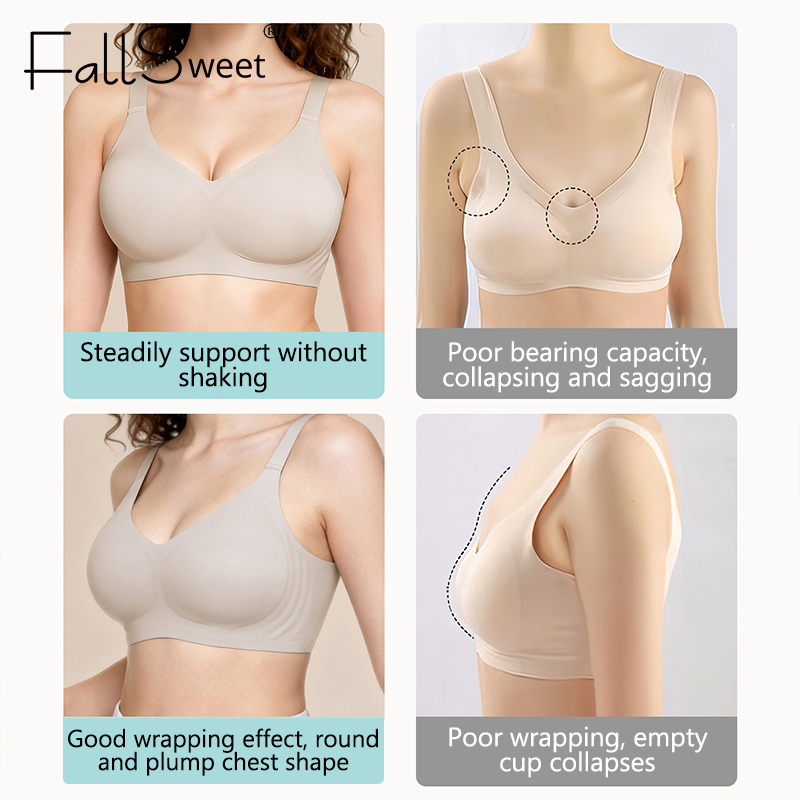 FallSweet النساء رفع سلس الصدر - مراجعة Mastectomy Bra Pocket وسعره