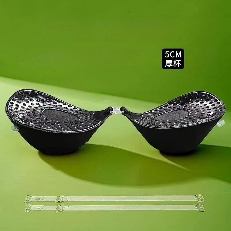 5 سنتيمتر سميكة تنفس لاصق الصد - مراجعة Push Up Bra Silicone وسعره