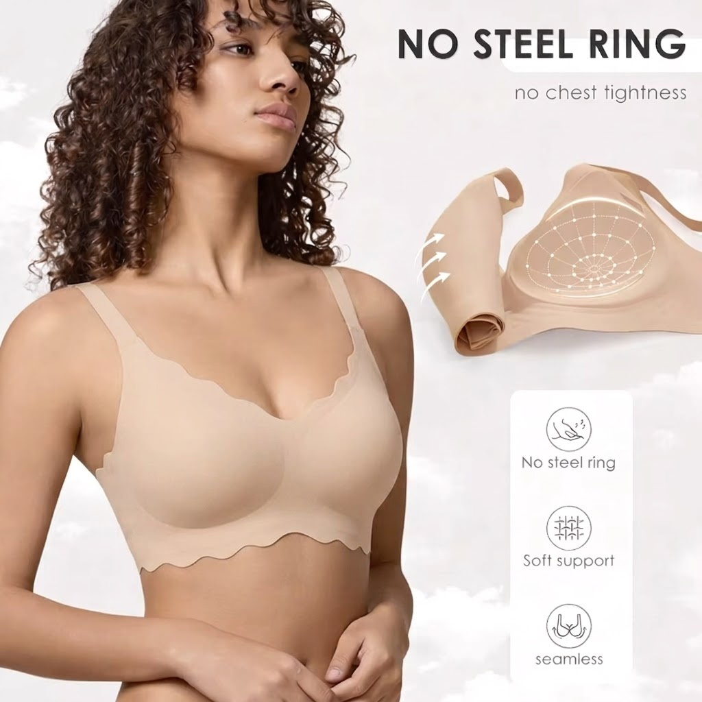 حمالة صدر لاسلكية مريحة بدون خ - مراجعة Mastectomy Bra Pocket وسعره