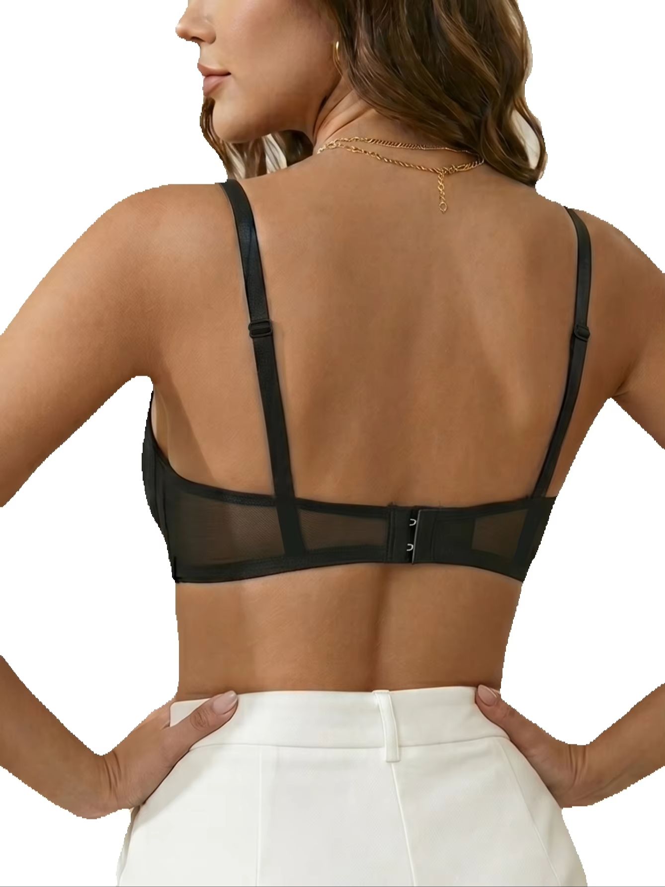 حمالة صدر نسائية شبكية شفافة،  - مراجعة Sheer Bra Lace وسعره